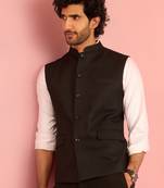 black fine satin cotton pyjama | pant style ethnic bottom wear with pockets