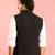 black nehru jacket | self-textured imported suiting with satin lining | wedding & formal wear