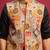 chiku embroidered nehru jacket with black kurta & pant set