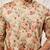 chiku silk blend floral printed nehru jacket kurta pyjama set | festive party wear