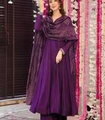 Women embroidered anarkali wholesale kurti set