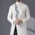 White embroidered dupion silk kurta