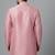 Pink embroidered dupion silk kurta
