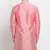 Peach dupion silk kurta