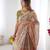 Light Orange Color Handloom Cotton Saree