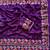 Purple Color Embroidered Tussar Silk Saree