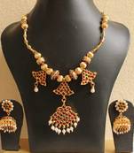 Beautiful Handmade Temple Necklace Set
