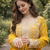 Yellow Color Rich Sequins & Thread Embroidered work Faux Georgette Kurti  Plazzo Set