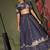 blue chanderi lehenga set with floral embroidery