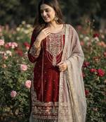 Designer  Sharara Suit Stylish Suit Set With Dupatta
