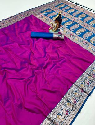 Wine Color Premium Silk Saree Collection 1