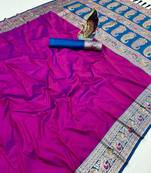 Wine Color Premium Silk Saree Collection