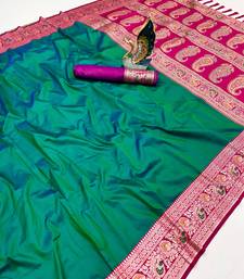 Green Color Premium Silk Saree Collection