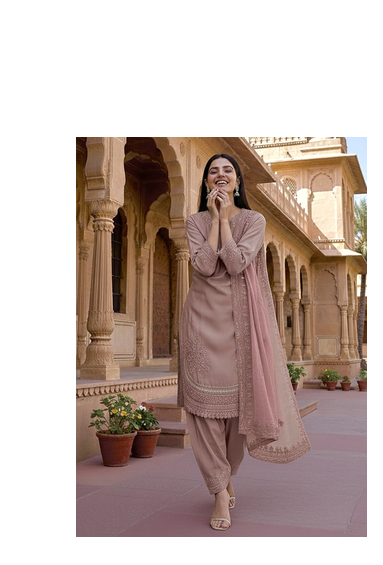 Party Wear Look Palazzo Suit Set With Dupatta 1