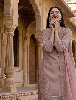 Party Wear Look Palazzo Suit Set With Dupatta