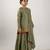 Olive green kurti and sharara set