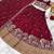 Maroon Color Embroidery Sequence with thred work pure Vichitra Lehenga Set