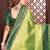 Green Color Premium Pure Banarasi Tissue Silk Saree
