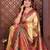 Golden Color Premium Pure Banarasi Tissue Silk Saree