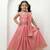 Peach pink girls lehenga set
