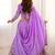 Mesmerizing Lavender Sequins Crepe Bridesmaid Lehenga Choli With Dupatta
