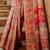 Pearl white heritage silk blend saree