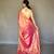 Pink tissue silk zari weaving border pallu saree with blouse