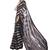 Black & silver striped saree