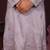 Men's purple silk sequins embroidered kurta with pajama set