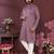 Men's wine silk mirror embroidered kurta with pajama set