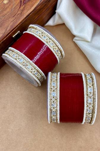 Authentic punjabi chooda set for indian bride