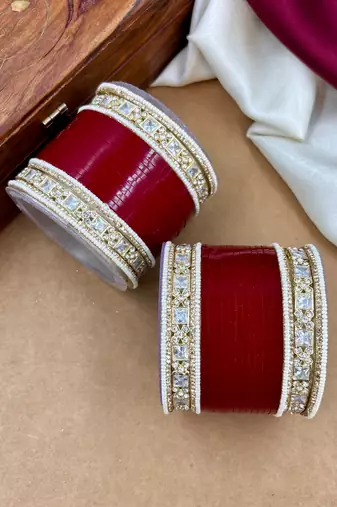 Authentic punjabi chooda set for indian bride