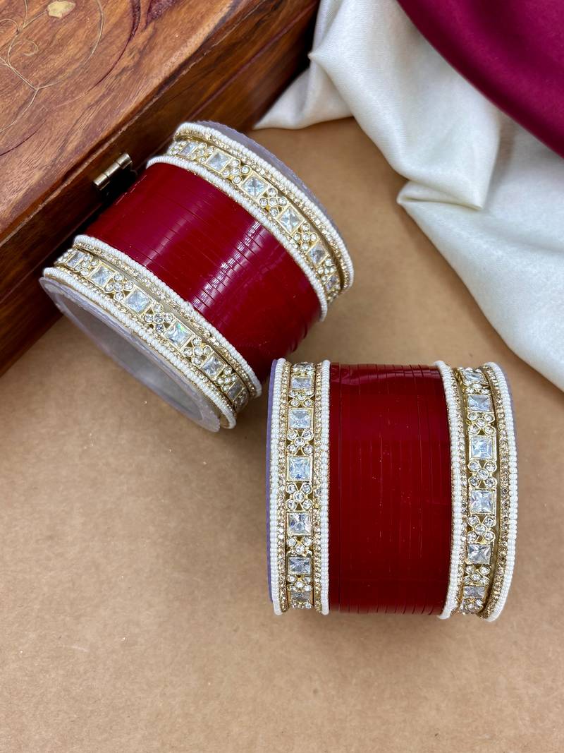 Authentic punjabi chooda set for indian bride