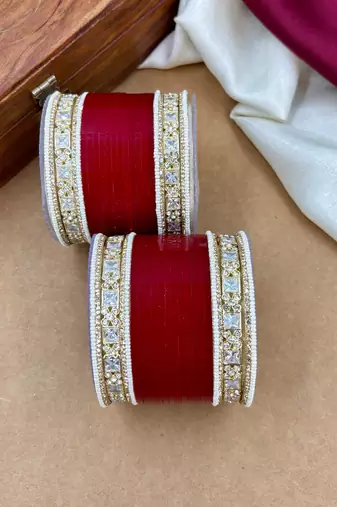 Authentic punjabi chooda set for indian bride