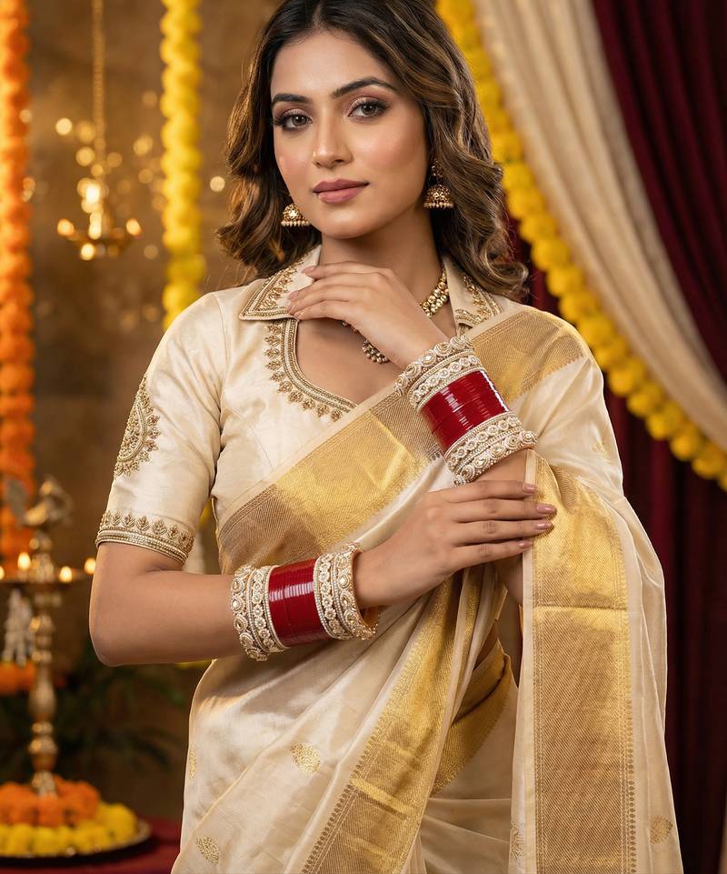 Punjabi bridal chooda set     traditional wedding bangles