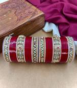 Polki kundan punjabi bridal chuda