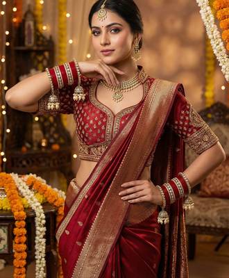 Royal hanging kundan punjabi wedding chuda 1