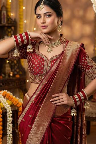 Royal hanging kundan punjabi wedding chuda