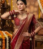 Royal hanging kundan punjabi wedding chuda