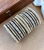 Velvet bridal bangles set