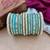 Velvet bridal bangles set