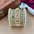 Traditional meenakari pearl bangles set