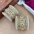 Traditional meenakari pearl bangles set