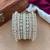 Pearl kundan bangles set     bridal jewelry