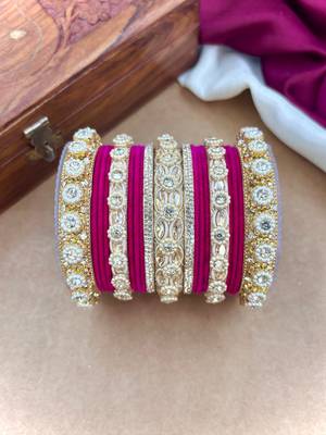 Royal rani velvet bangles set 2