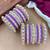Royal lavender velvet bangles set