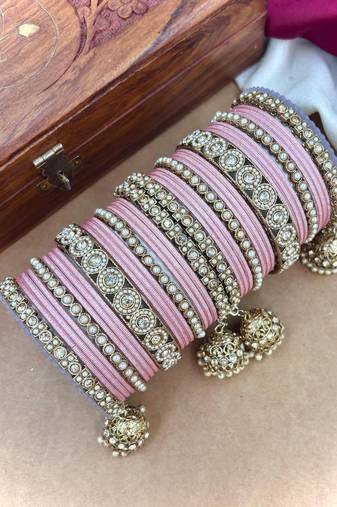 Ethnic antique finish bangles set