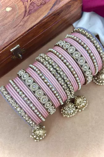 Ethnic antique finish bangles set