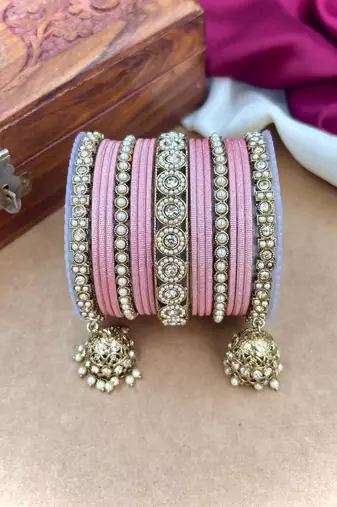 Ethnic antique finish bangles set