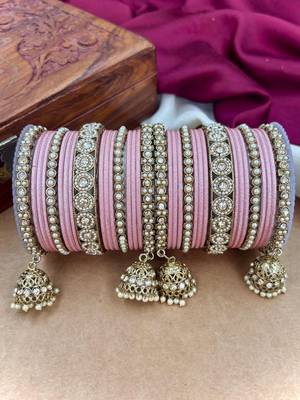 Ethnic antique finish bangles set 3